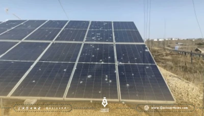 قوات قـ.ـسد تقصـ.ـف منظومة الطاقة الشمسية بمحطة المياه في جرابلس