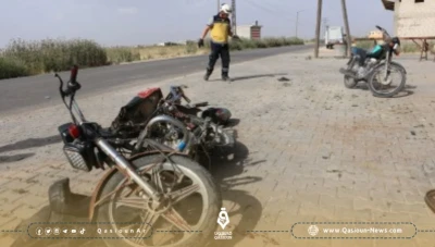 وفـ.ـاة شاب وإصـ.ـابة آخر إثر تدهور دراجة نارية جنوبي إدلب
