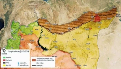 أردوغان يؤكد عزيمته على مناقشة انسحاب القوات الأميركية من سوريا وإقامة ممر آمن بعمق 30-40 كم مع ترمب