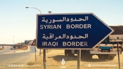 ساحة الأسطورة شبه فارغة من الشاحنات التجارية على الحدود السورية العراقية