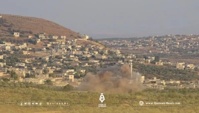 قوات النظام تستهدف ريف ادلب بالمسيرات الملغمة