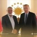 أردوغان يبحث مع هنية آخر التطورات في غزة