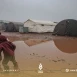 تضرر 22 مخيماً في ريف حلب وإدلب بسبب الأمطار