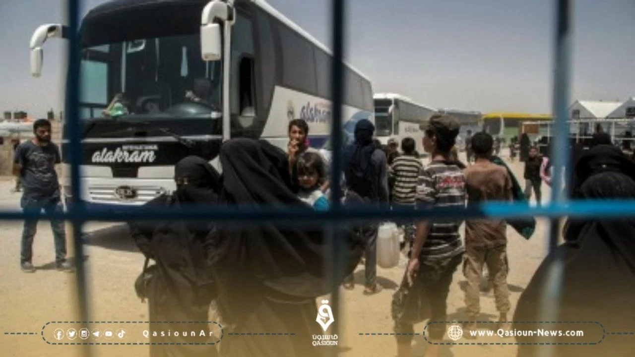 170 عائلة عراقية تغادر مخيم الهول في الحسكة