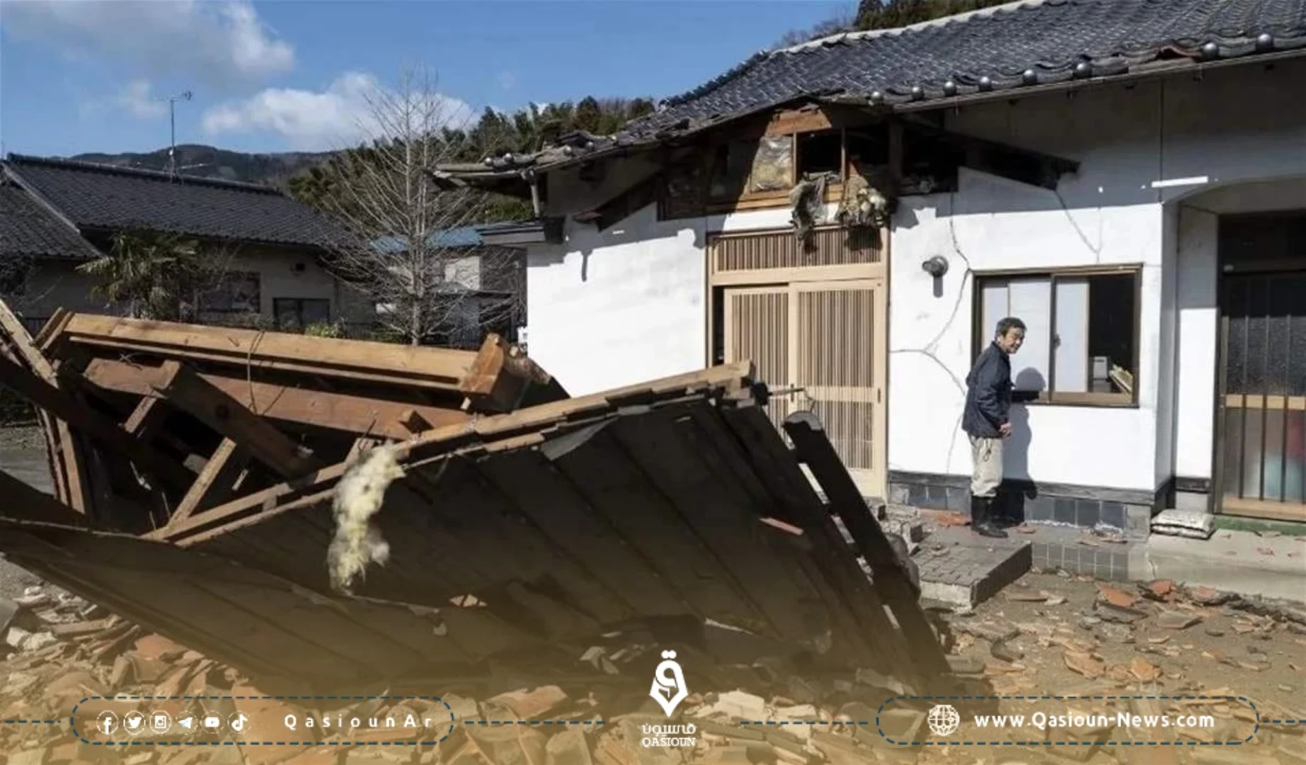 زلزال يضرب اليابان بقوة 7.4 ويتسبب بموجات تسونامي