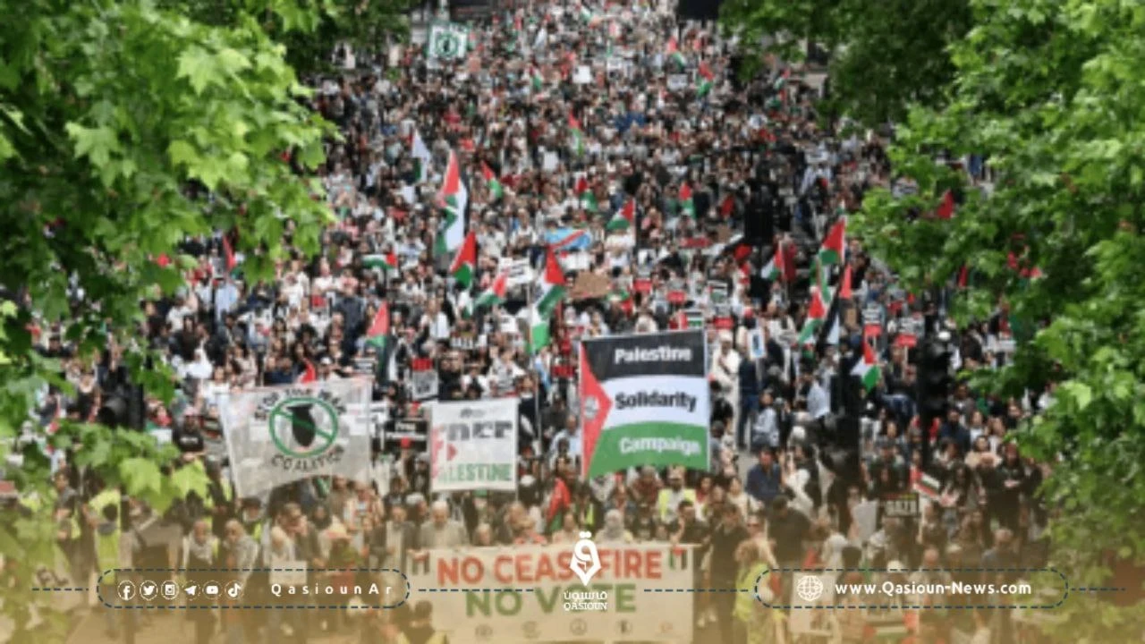 لوقف الإبادة الجماعية في غزة .. مئات الآلاف يتظاهرون في واشنطن ولندن