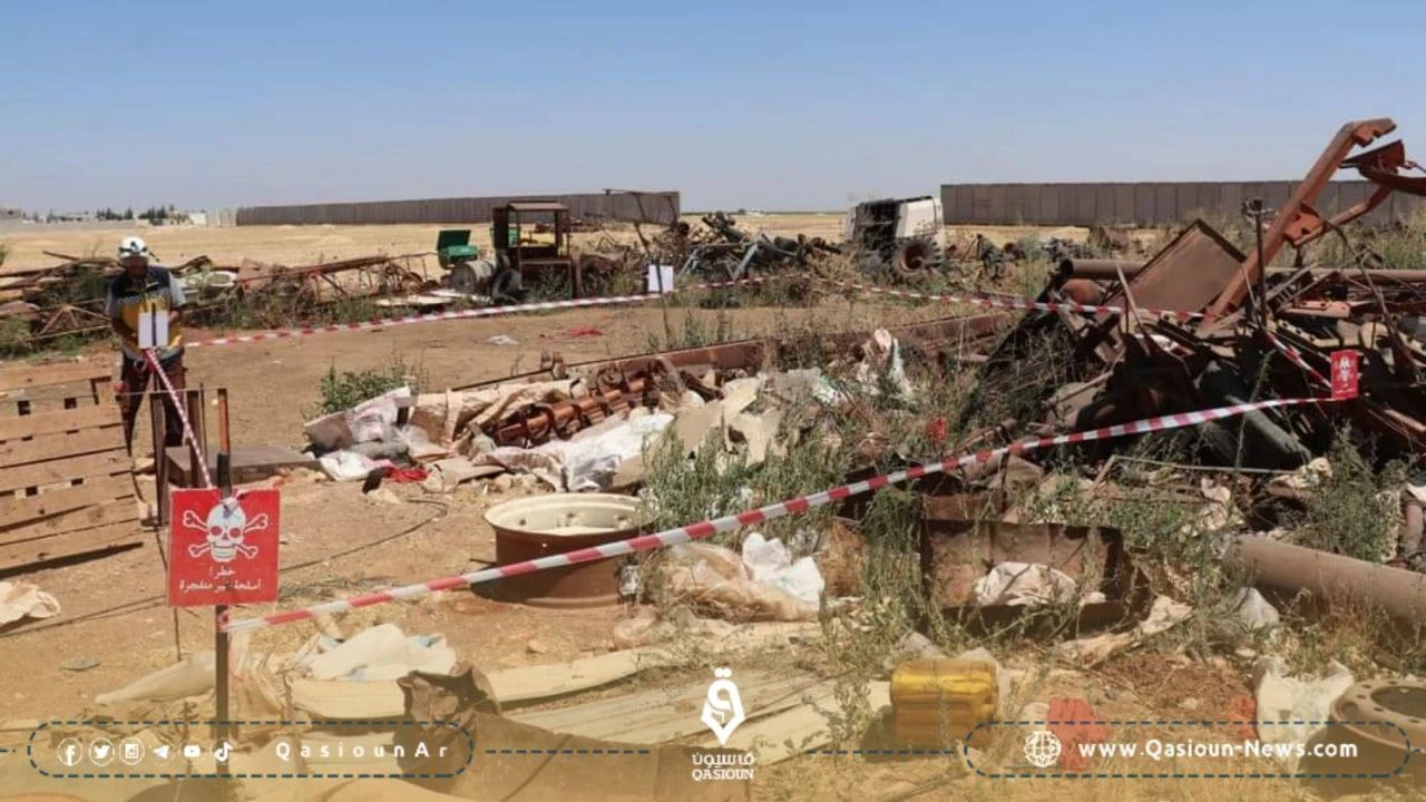 الدفاع المدني يوثق 14 انفجار من مخلفات الحرب شمال غرب سوريا
