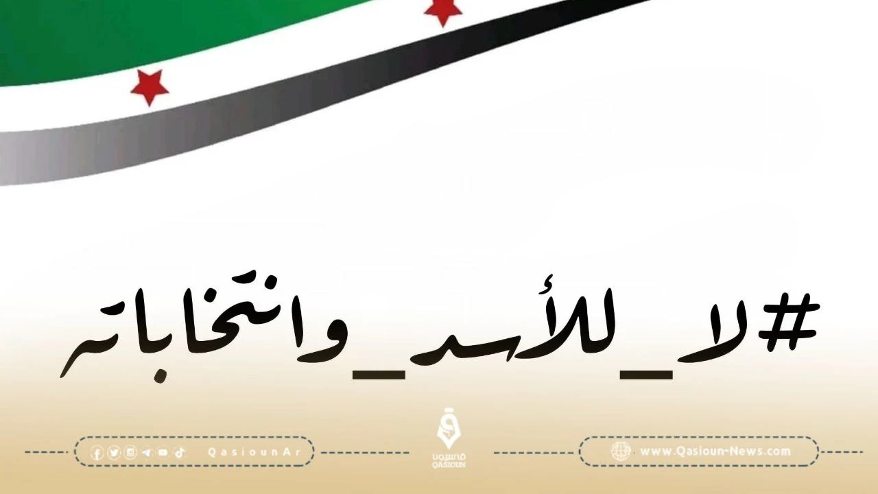 تحت شعار لا للأسد وانتخاباته: ناشطون يعبرون عن رفضهم انتخابات مجلس الشعب السوري