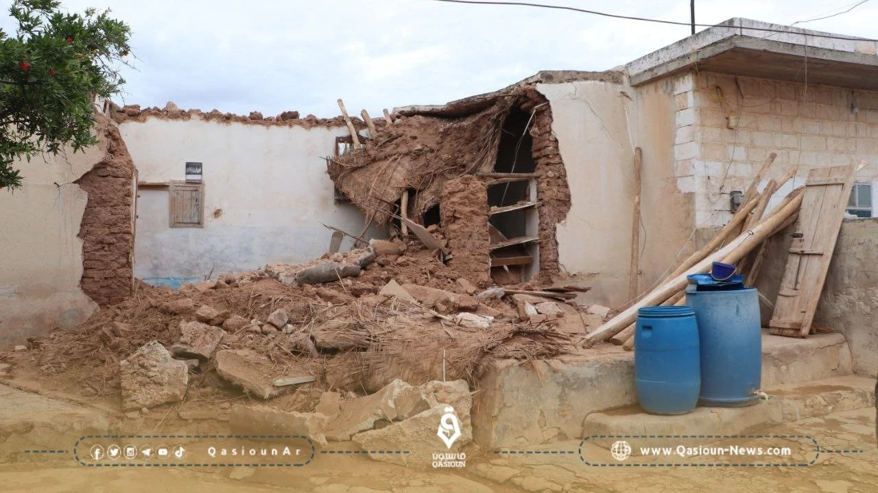 انهيار منزل طيني يودي بحياة رجل مسن وابنته شمالي حلب