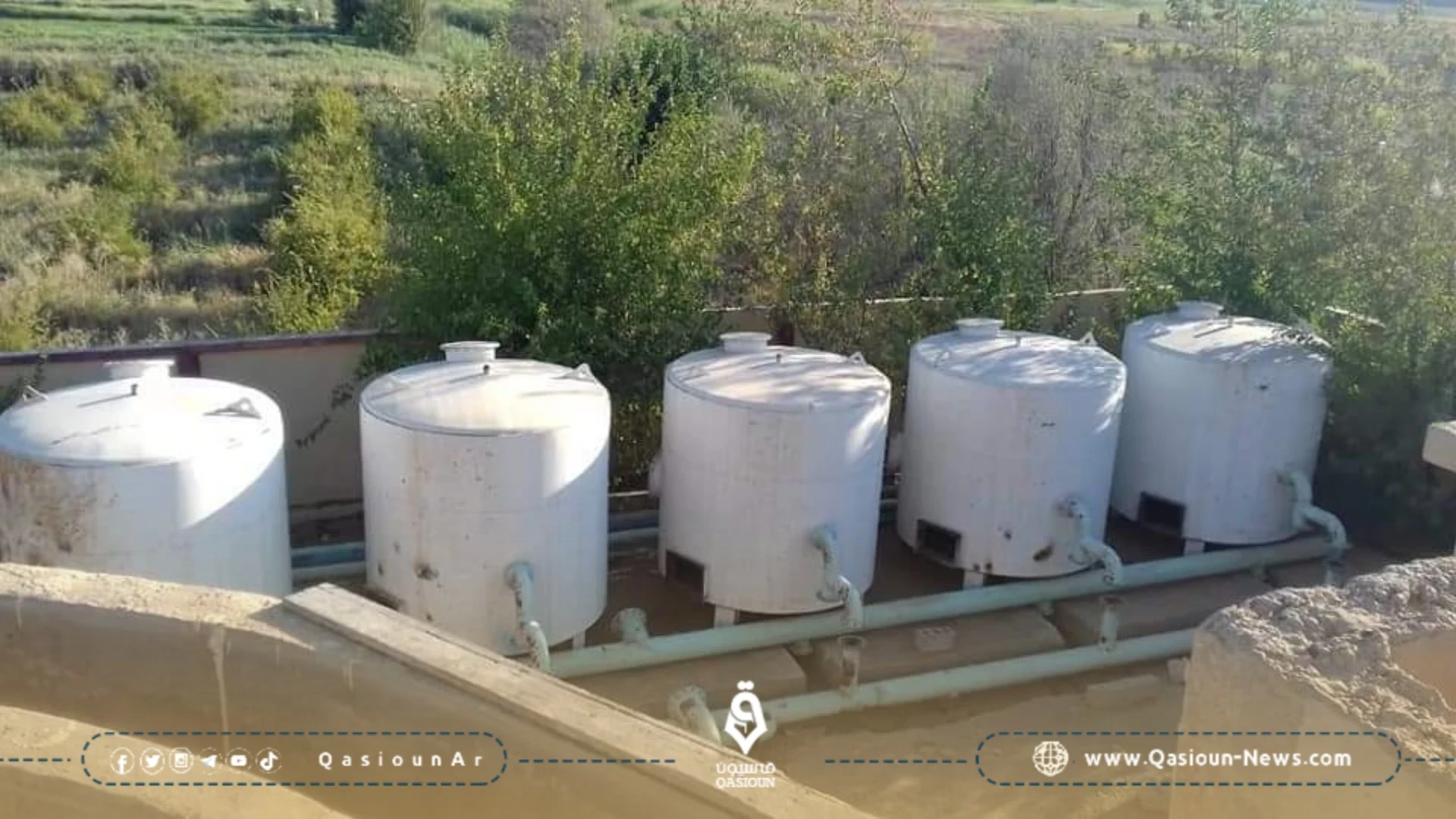 مناشدات من قبل أهالي بلدة العيلات شرقي ديرالزور لاستكمال محطة المياه